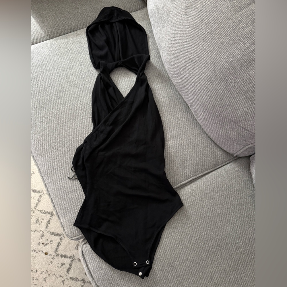 Elegant Black Women's Bodysuit